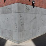 Robert Barry "Princeton Cornerstone" installation