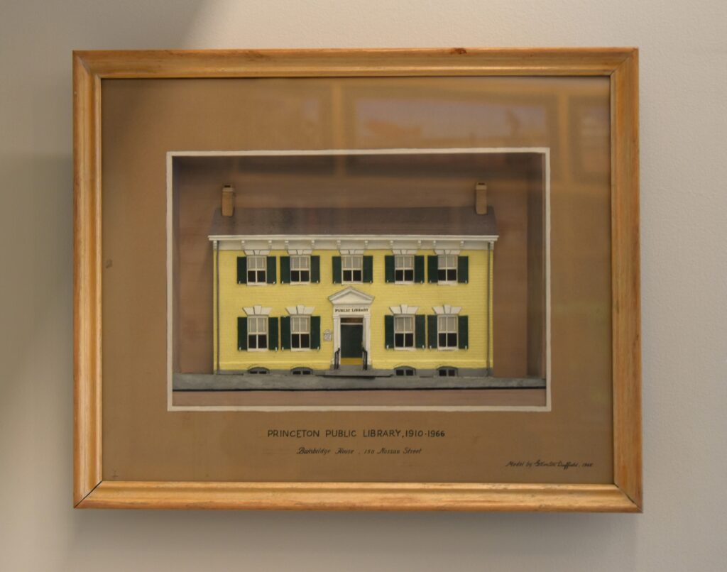 G. Vinton Duffield "Princeton Public Library, 1910-1966" diorama.