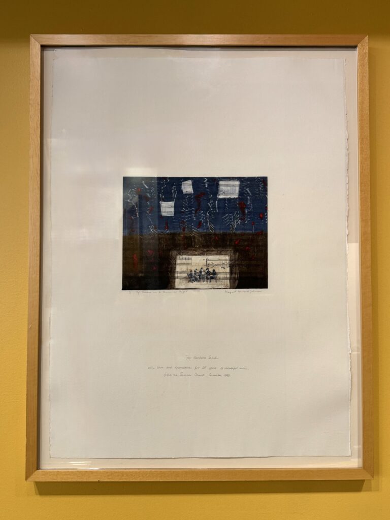 Margaret Kennard Johnson, "Of Music in the Night" print