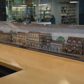G. Vinton Duffield G. Vinton Duffield's "Section of Nassau Street" diorama.